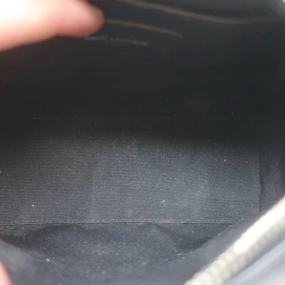 Saint Laurent Toy Duffle Black Studded Leather Chain Strap Crossbody Bag - Picture 11 of 12